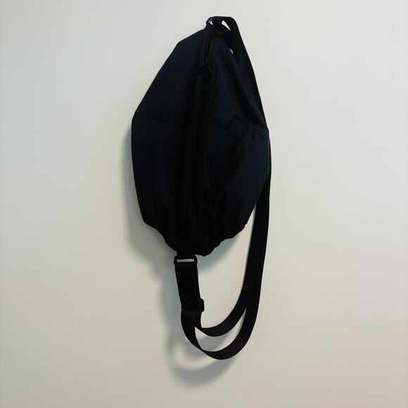 COS Bag Womens Black Sling Cross Body Padded Adjustable Strap Urban Minimalist - Picture 1 of 11